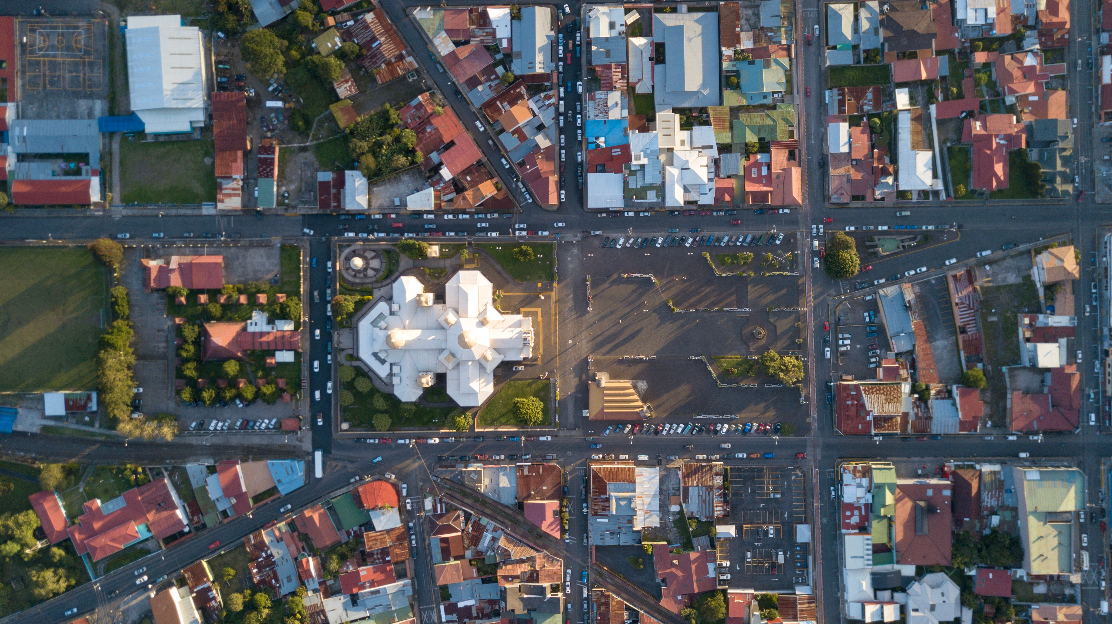 Aerial View Business